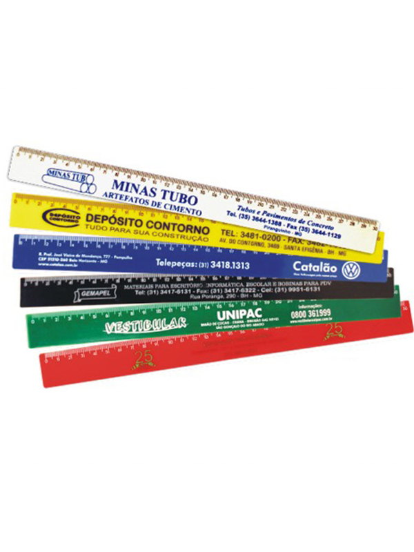 Regua pvc 20cm