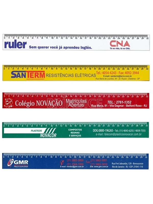 Regua pvc 30sm